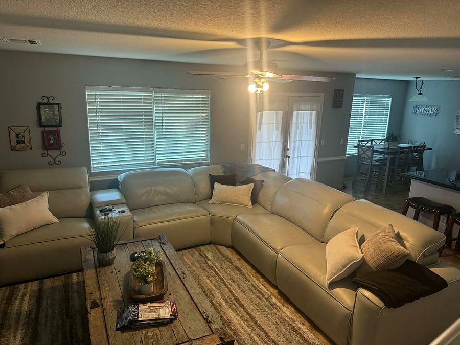 Shared downstairs living area
