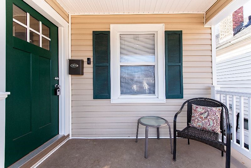 Welcoming front porch