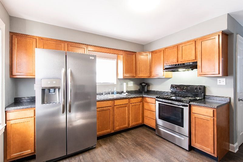 Large fridge with ice maker