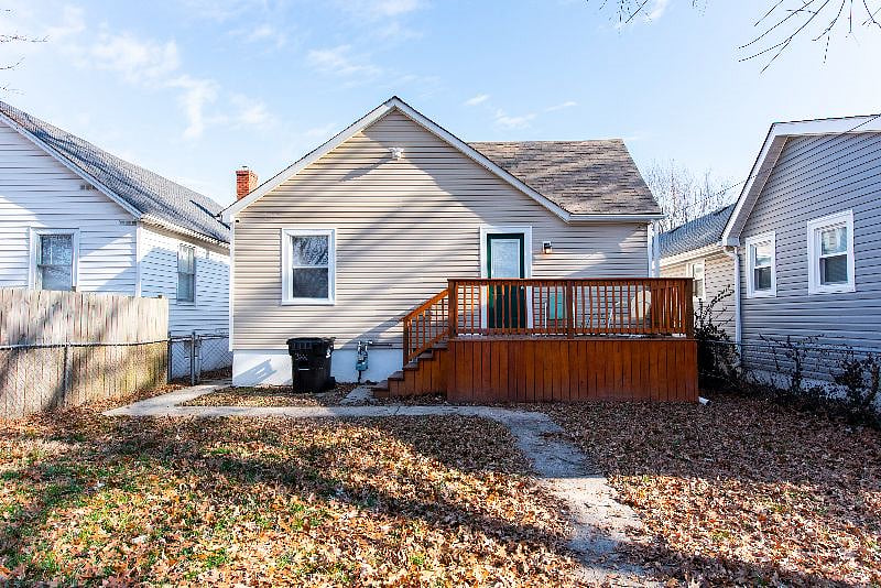 View of back of the house
