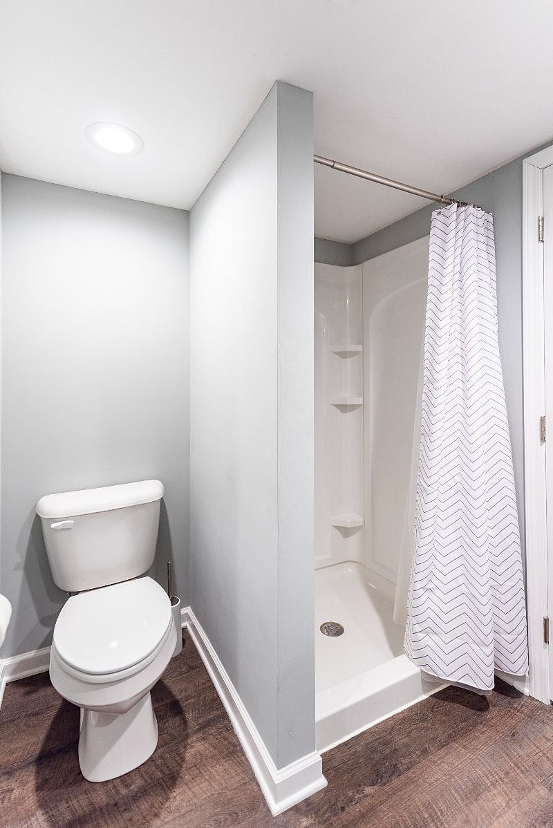 Full bath in basement