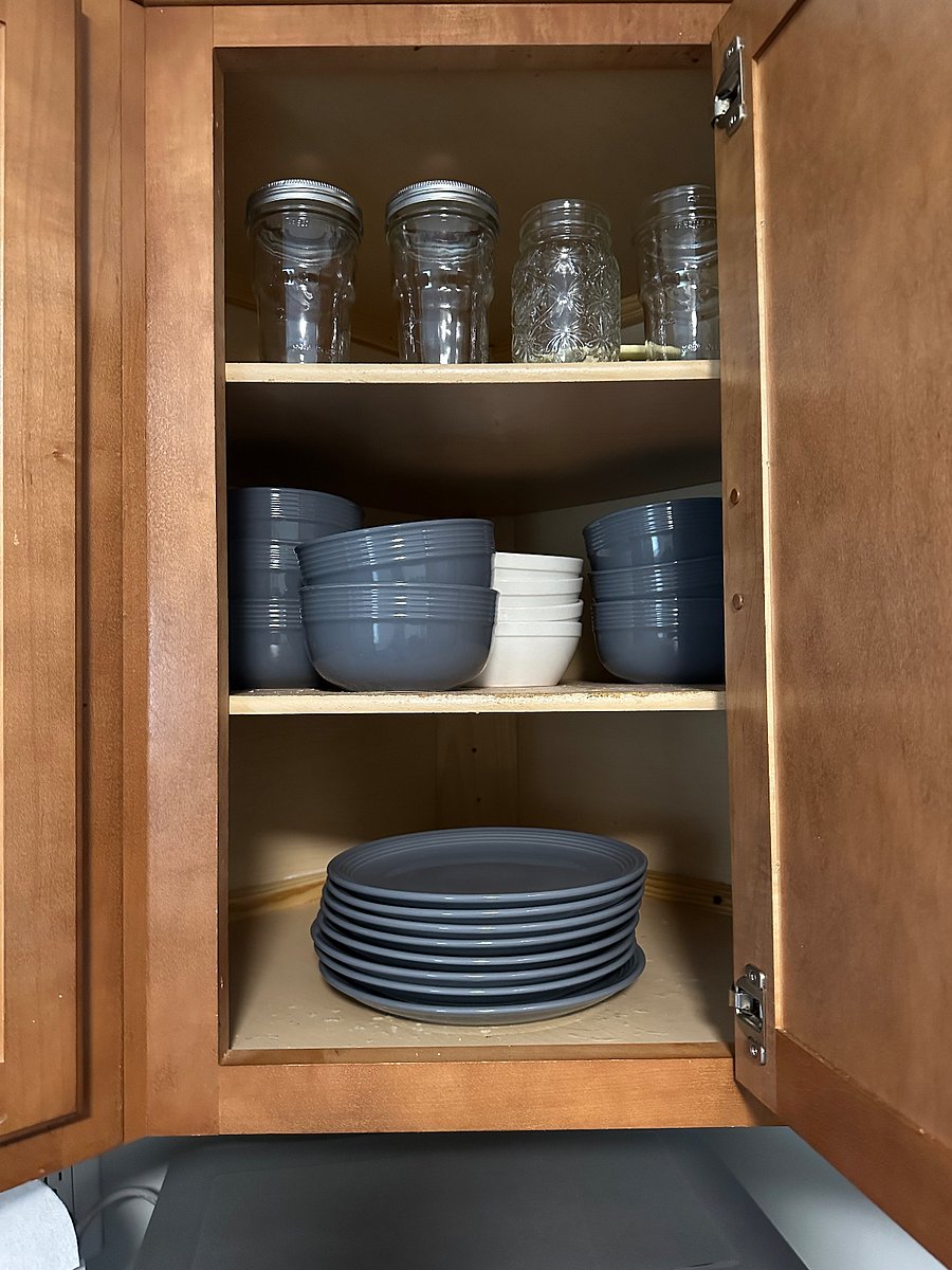 Plates, bowls, etc provided for your stay
