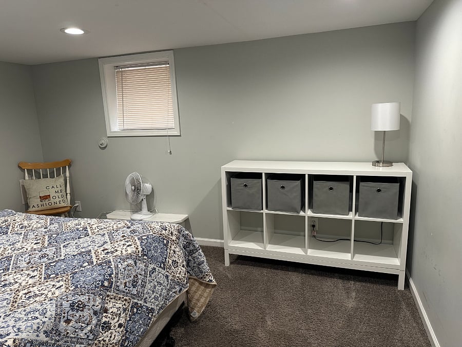 Storage in King bedroom