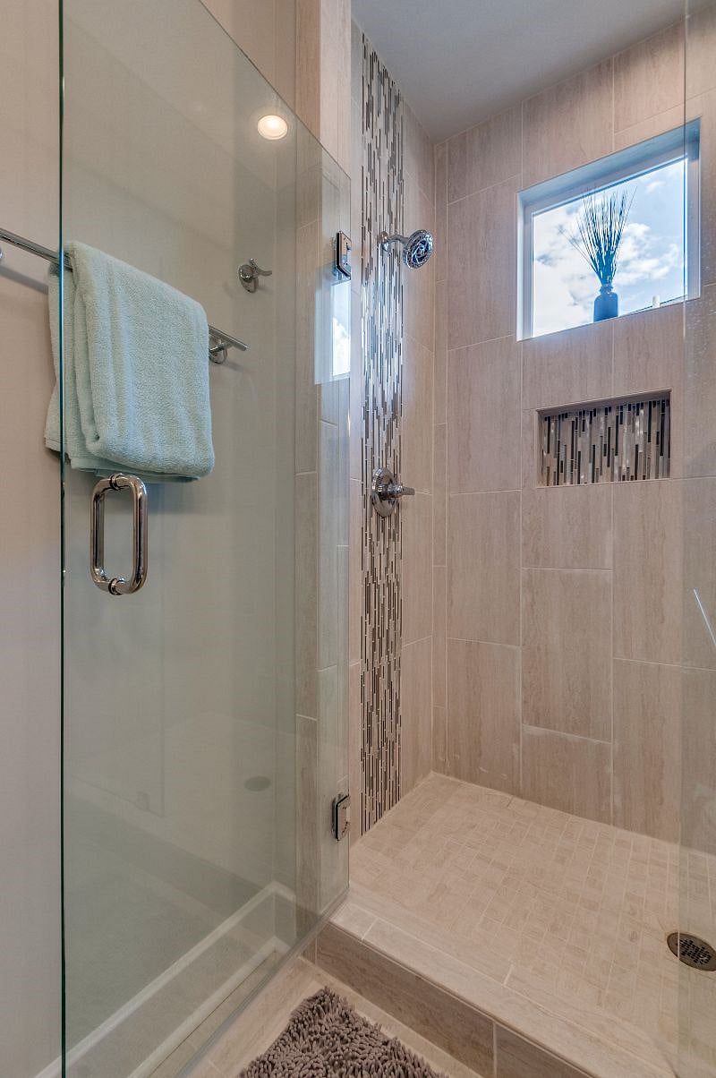 Master walk in shower