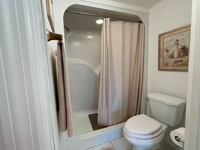 Shower in Primary Suite