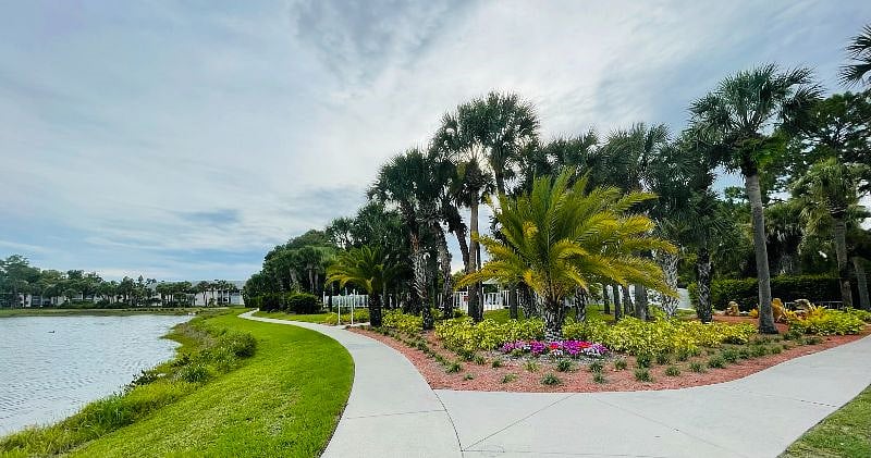 Path on Lake Outside of Condo