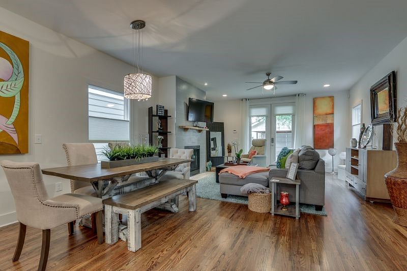 Open Concept Kitchen, LivingRoom and Dining room