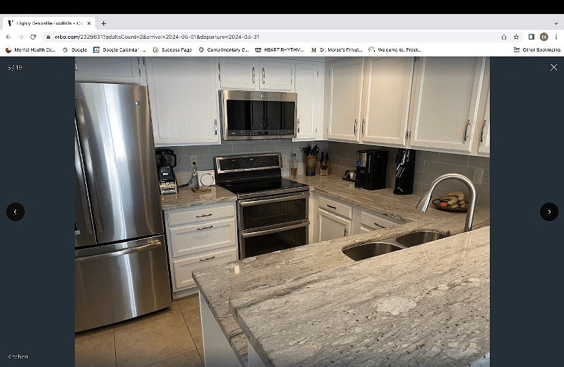Remodeled Kitchen with Granite counter tops