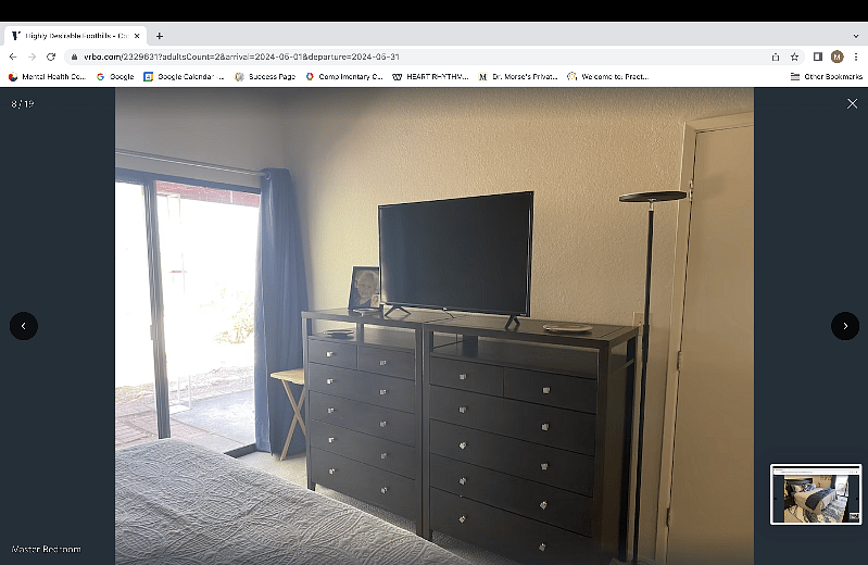 Master Bedroom - two chests of drawers