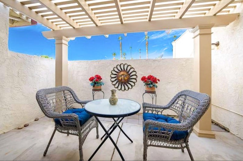 Private patio