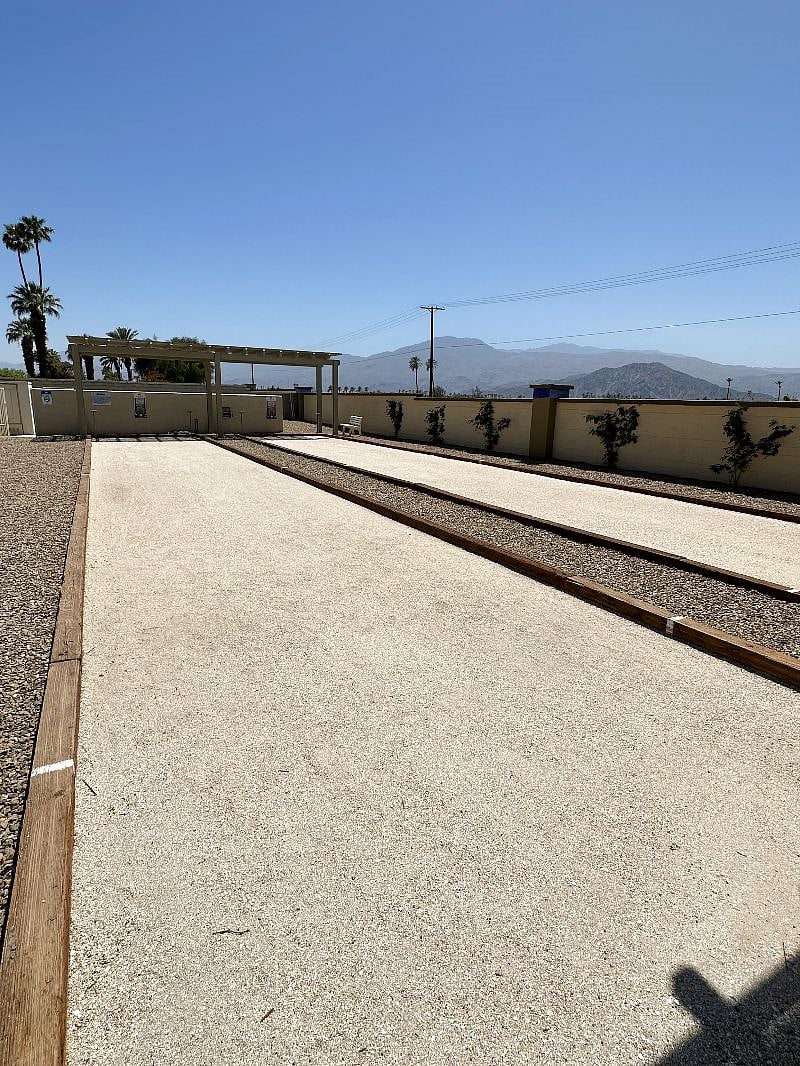 Bocce ball court