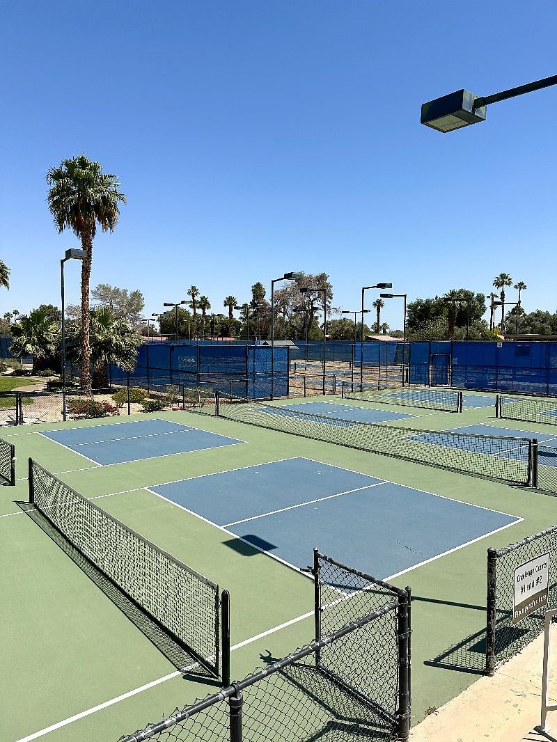 Tennis and pickle ball courts