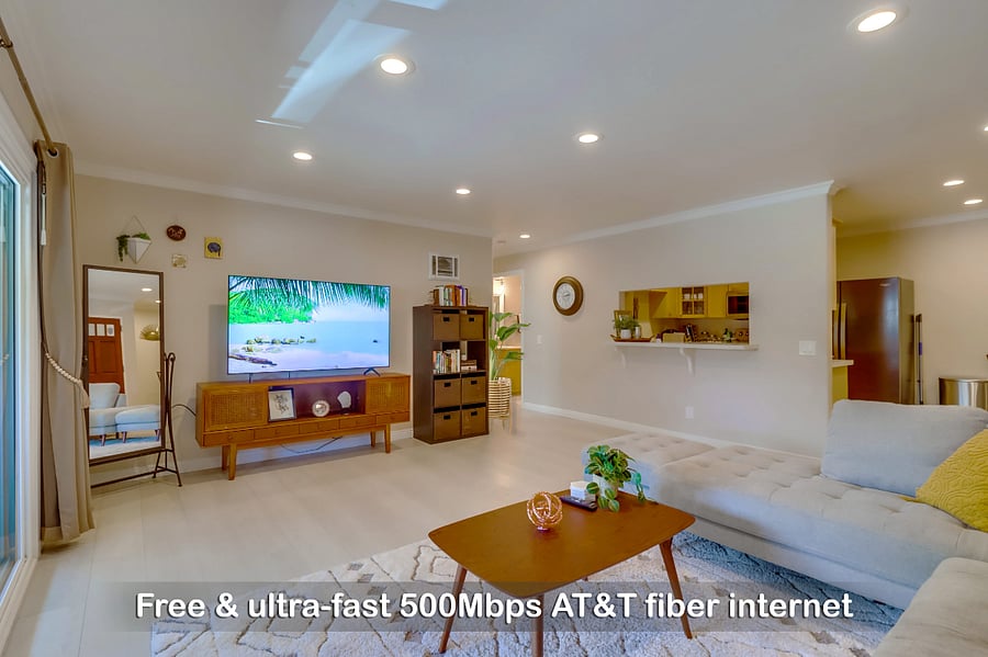 Stay connected and online with ultra-fast and free Wi-Fi available throughout the home