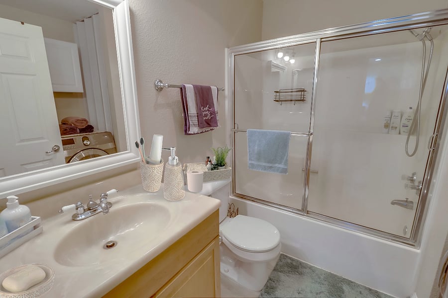Take a refreshing bath or shower after a long day