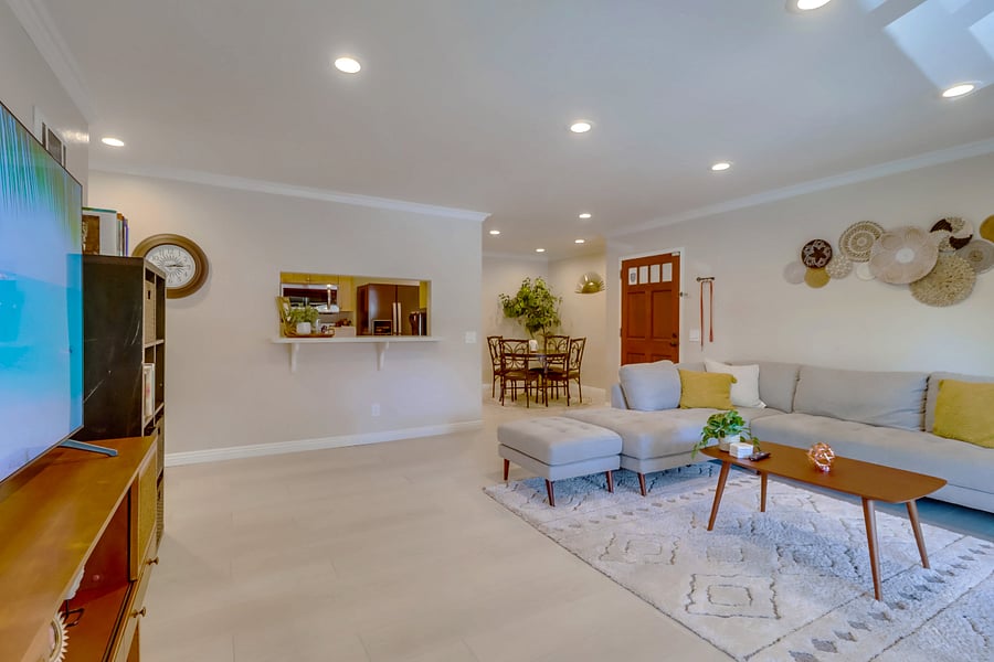 Everyone has a cozy spot to lounge on the expansive sofa beds & couches