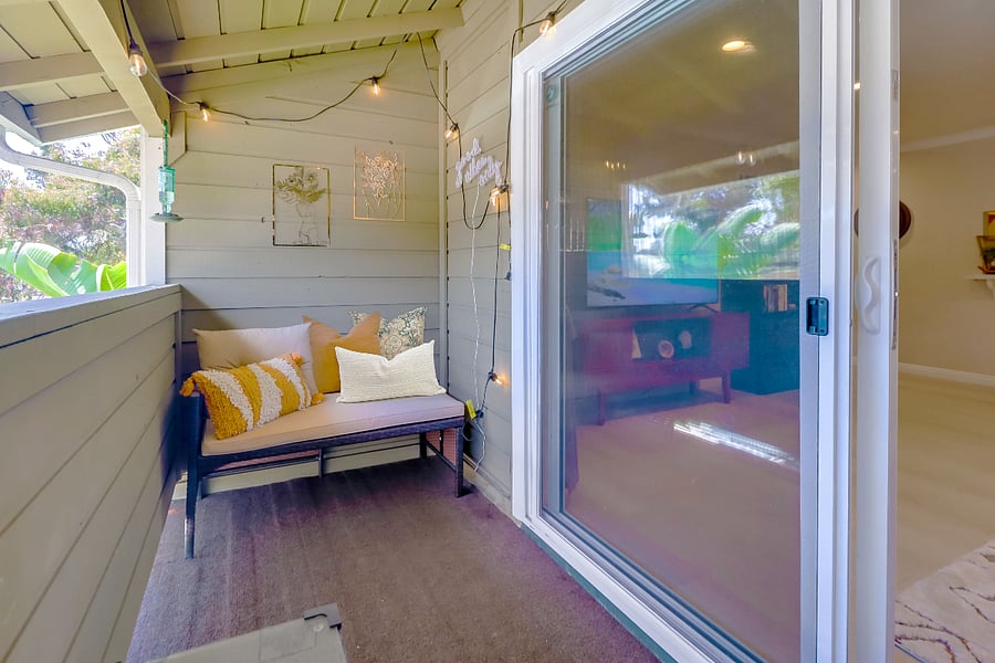 Lounge on plush seating, sip your coffee, or wind down the day w/ a sunset