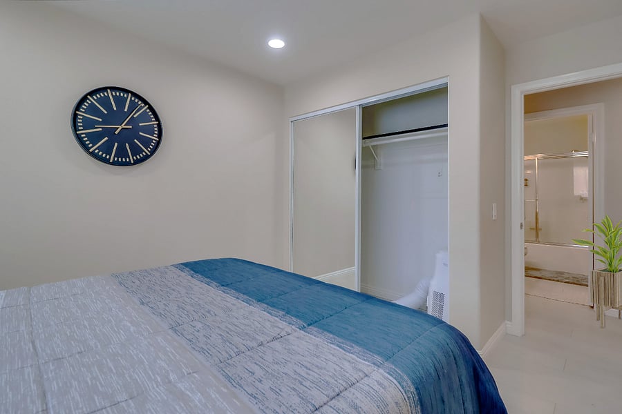 Need extra storage? Worry no more, each room comes with its own closet space