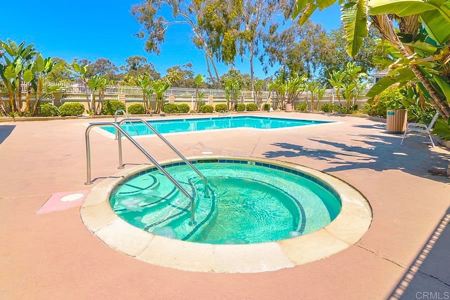 Unwind in the hot tub after a long busy day