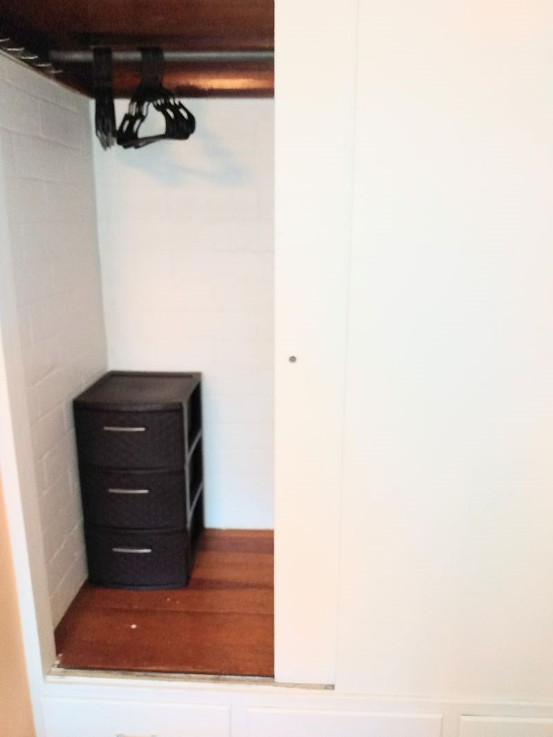 Large closet in the main bedroom