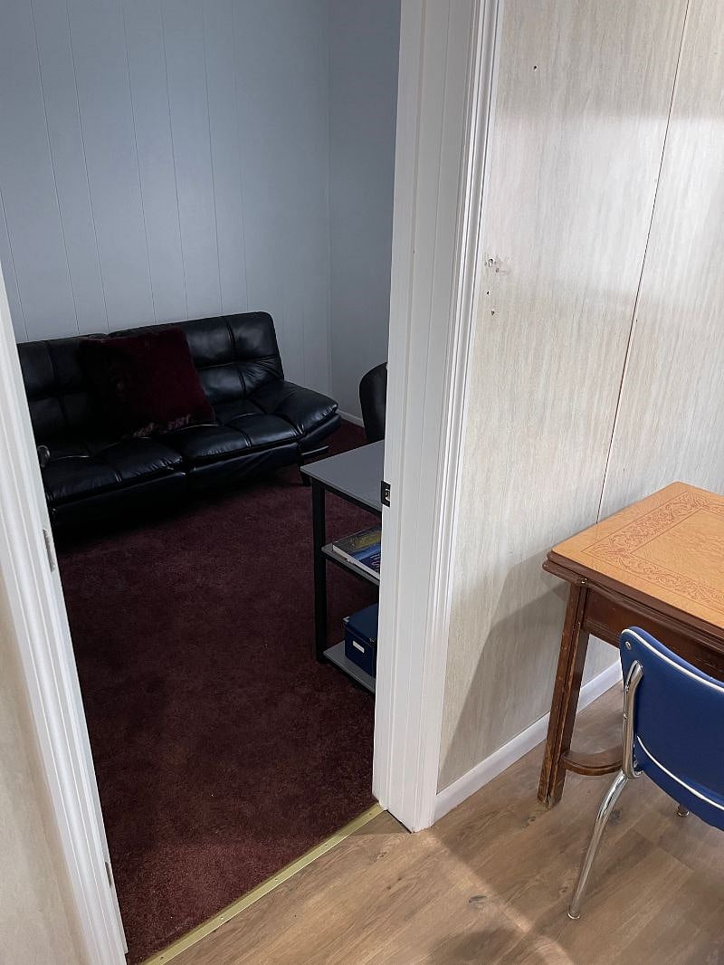Looking into Office from Kitchen.