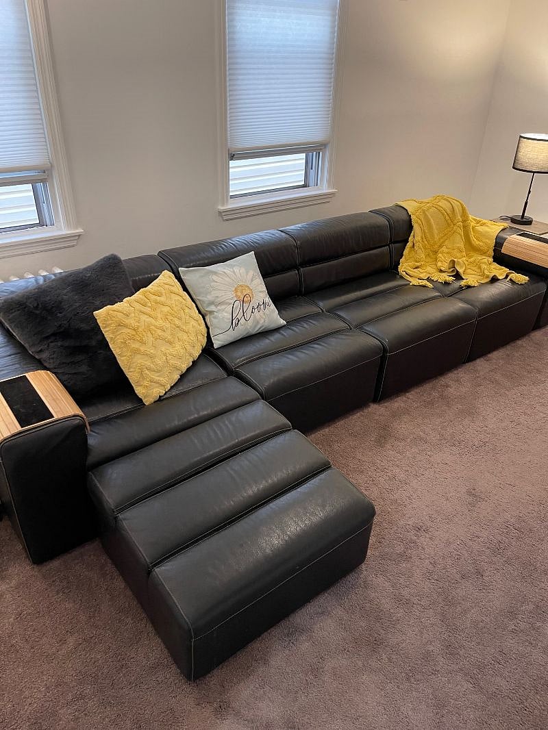 Living room sofa.