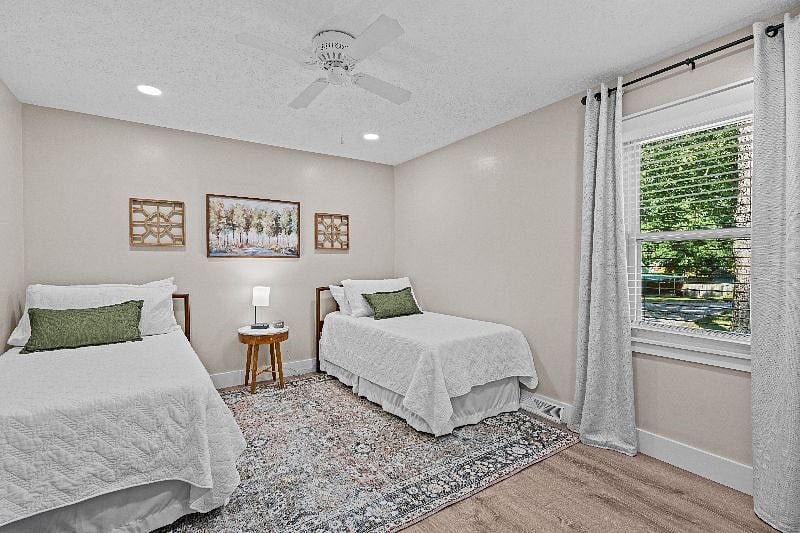 Secondary bedroom--Two twin configuration