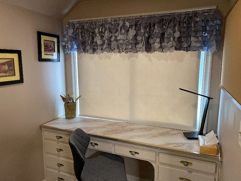 All windows have light filtering shades for privacy and sleep.
