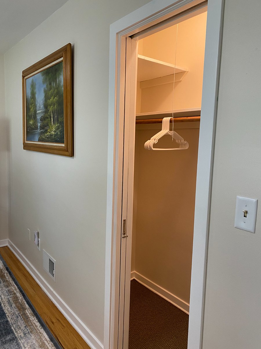 First of two closets in the Suite 2 bedroom.