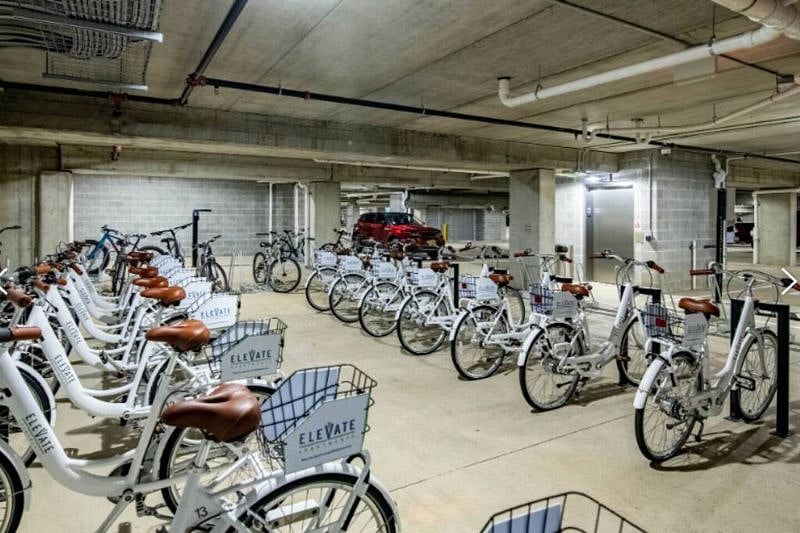 Bicycle Rental in the garage.
