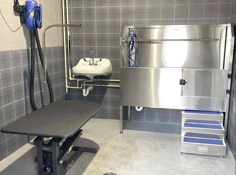 Free Dog Washing Station!