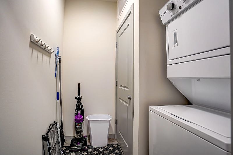 Pack light and stay fresh with our in-unit washer and dryer  no need to worry about dirty clothes during your stay!