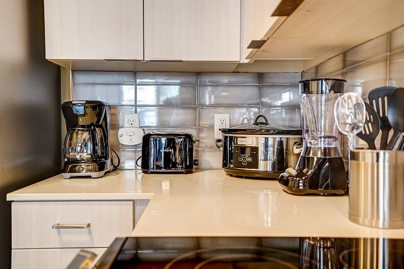 Complete with modern appliances and all the essential tools you need to whip up a delicious meal. 