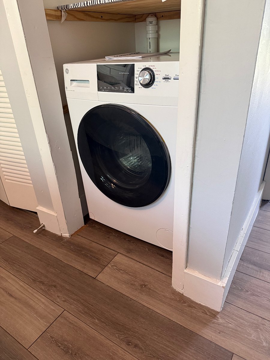 In unit washer / dryer all in one compact unit