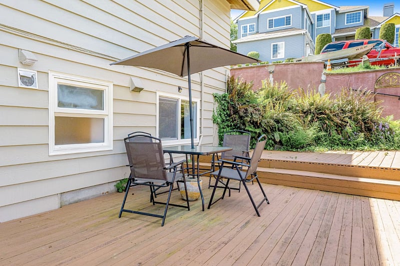 Deck Chairs and patio table