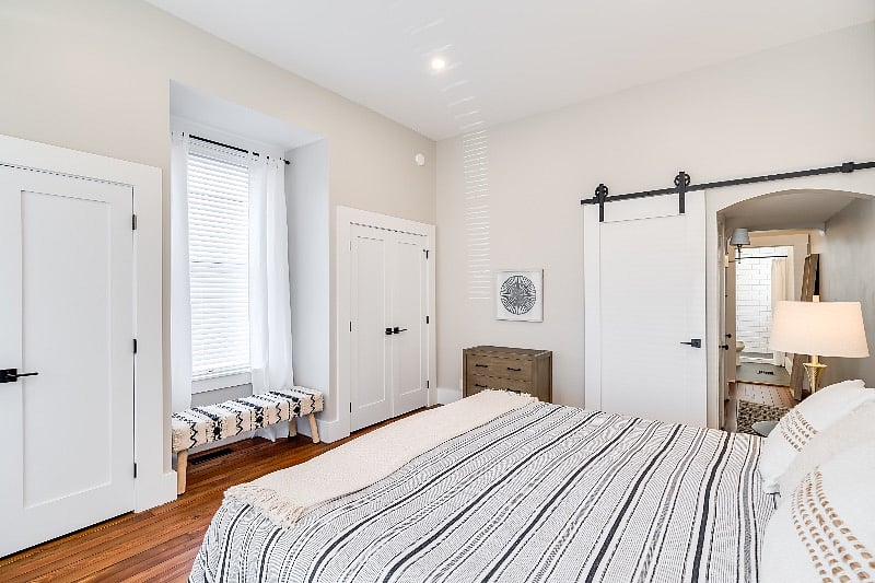 Two large closets