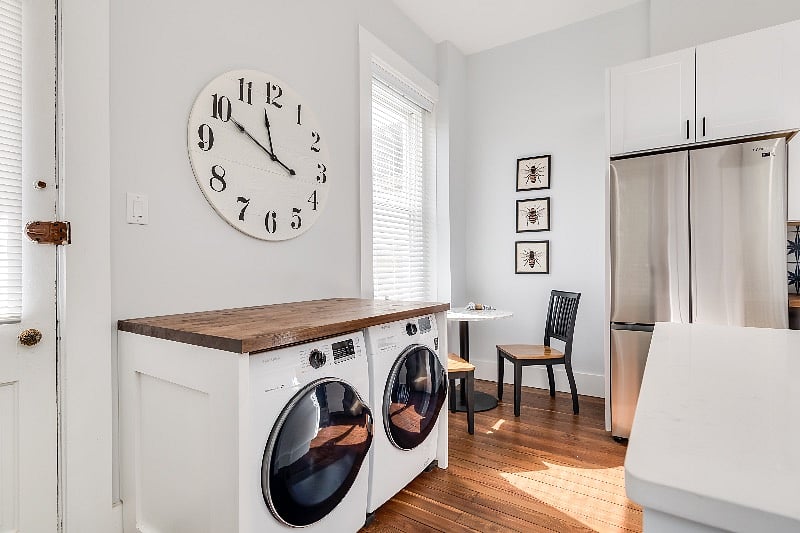 In-unit washer and dryer