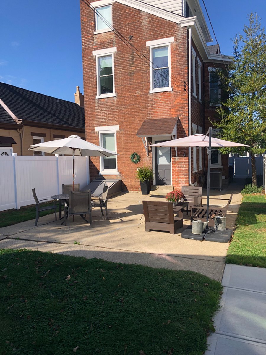 Grill and community area