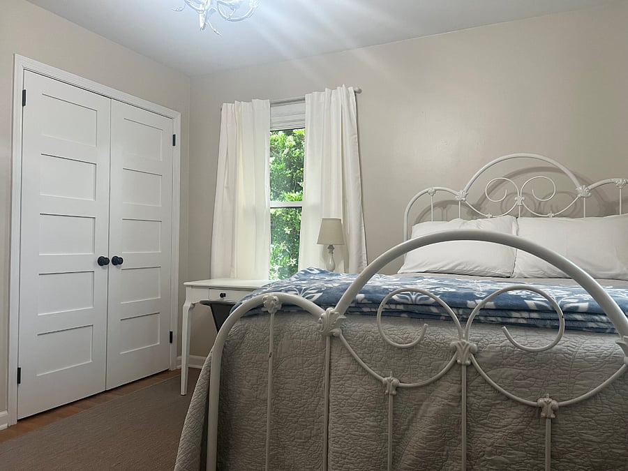 Bedroom #1 with double closet.