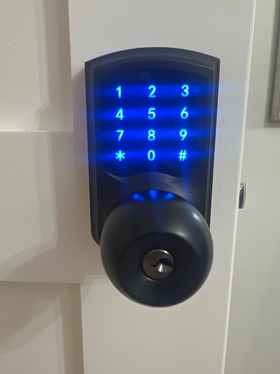 Bedroom PIN pad locks, available only upon request. Great option if renting with a roommate.
