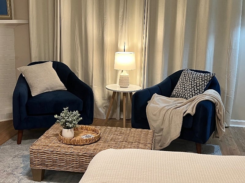 Soft, comfortable furnishings