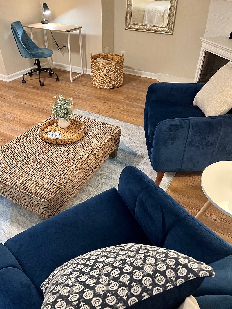 Comfortable seating area