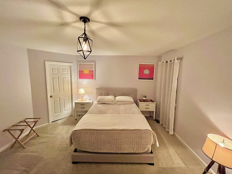 Photo of the cozy master bedroom