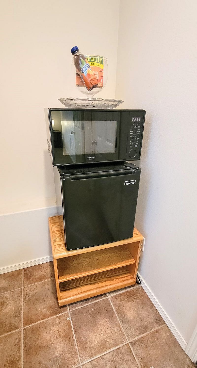 right out side the room for you to use