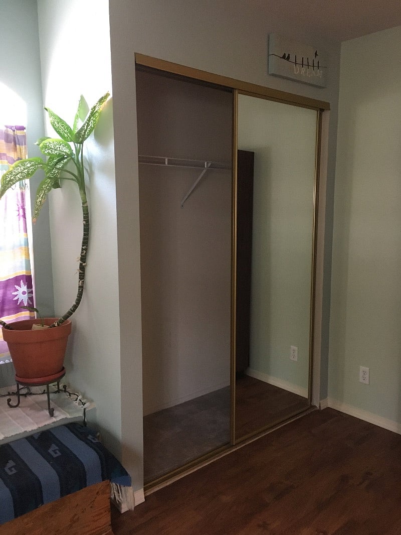 Master bedroom closet