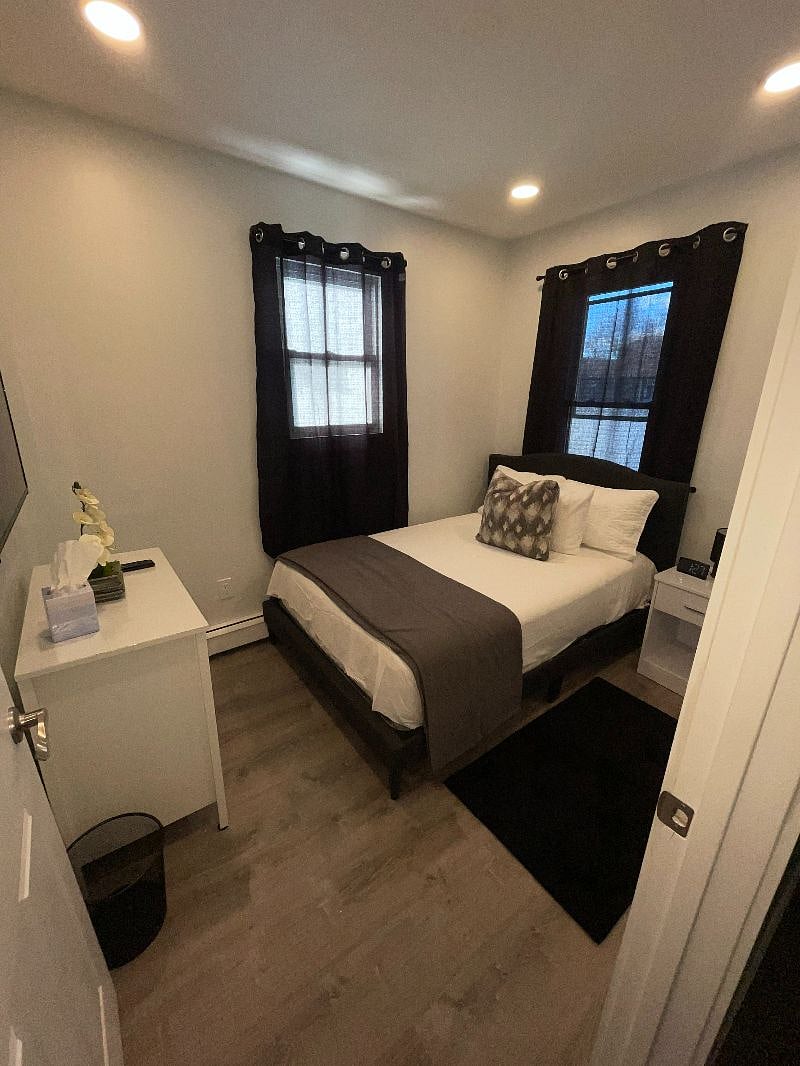 Private bedroom with full size bed