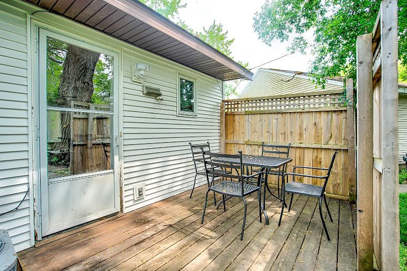 Savor the solitude of our quiet backyard from your private deck