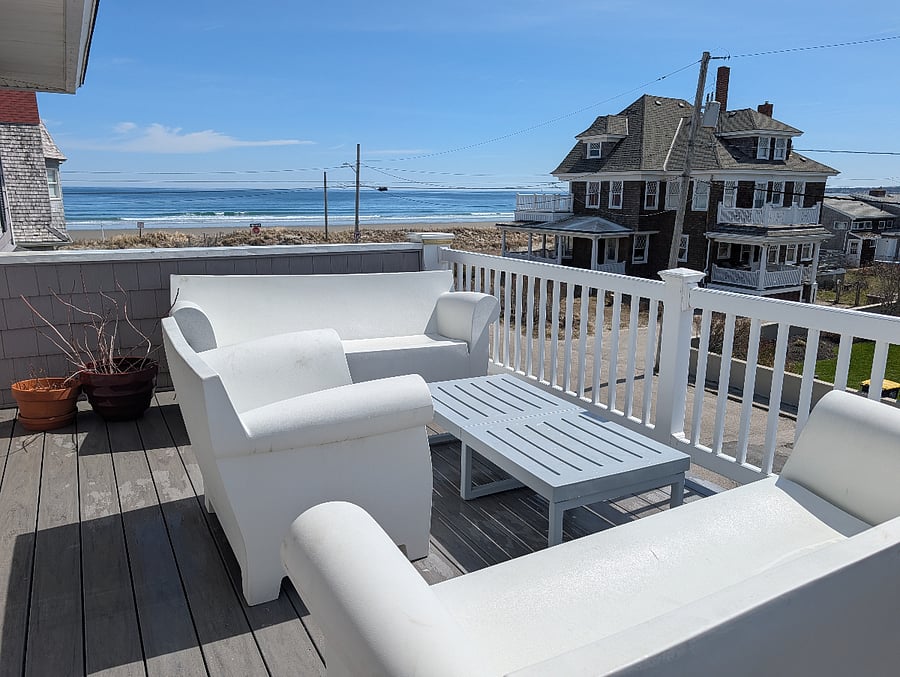 Upper Porch furnished year round with $2M view