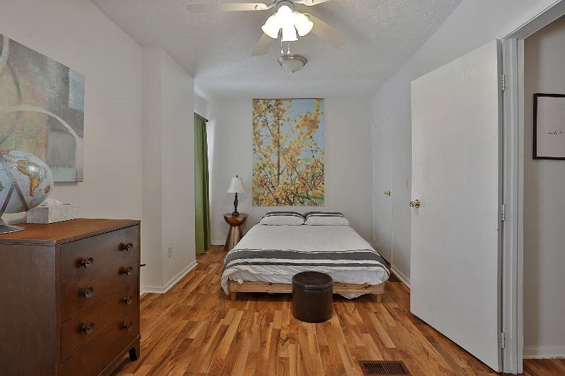 bedroom 2 with two good-sized closets