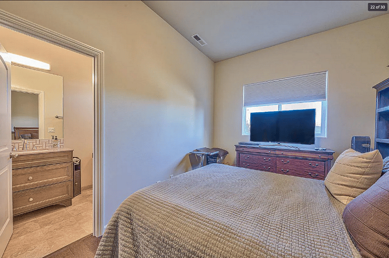 Bedroom 2 with queen bed.