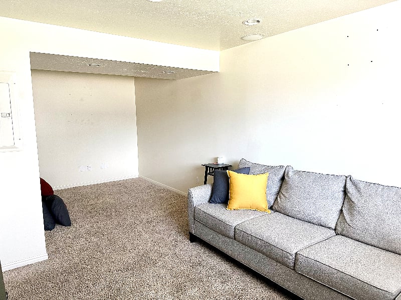 downstairs family room